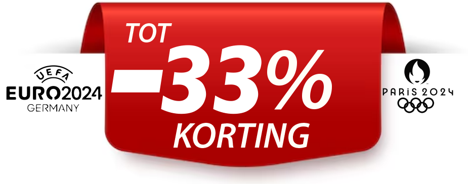 kortingen tot 33%